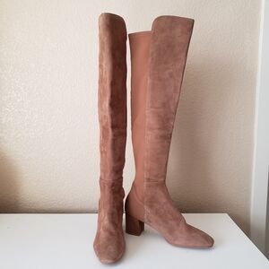 Stuart Weitzman Gillian Suede Knee-High Boots Size 10